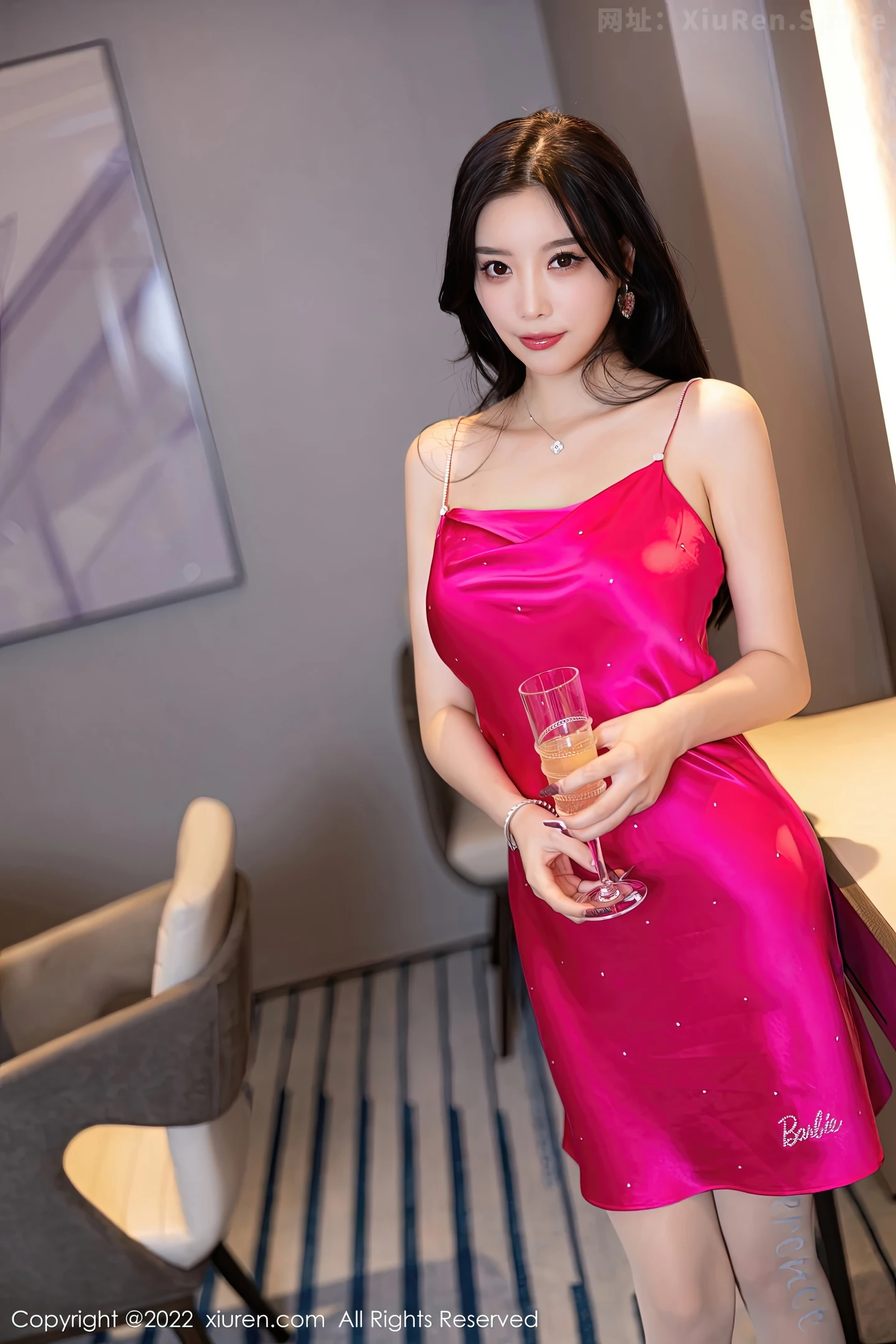 图片[6]-[XiuRen秀人网] VOL.5959 女神杨晨晨Yome浴室脱红色短裙露无内肉丝秀惹火身材诱惑写真88P-秀人网官方网站